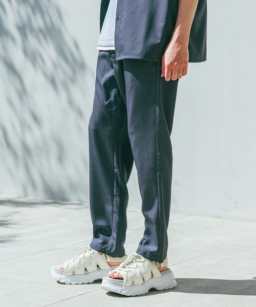 LAKOLE DRYスリムパンツ ライトブルー S メンズボトムス ラコレ 289675 and ST アンドエスティ(旧ドットエスティ) LAKOLE DRYスリムパンツ ライトブルー S メンズボトムス ラコレ 289675 and ST アンドエスティ(旧ドットエスティ)