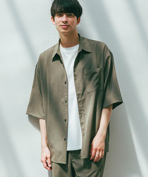 LAKOLE DRYレギュラーシャツ半袖 グリーン XL メンズインナー ラコレ 289689 and ST アンドエスティ(旧ドットエスティ) LAKOLE DRYレギュラーシャツ半袖 グリーン XL メンズインナー ラコレ 289689 and ST アンドエスティ(旧ドットエスティ)