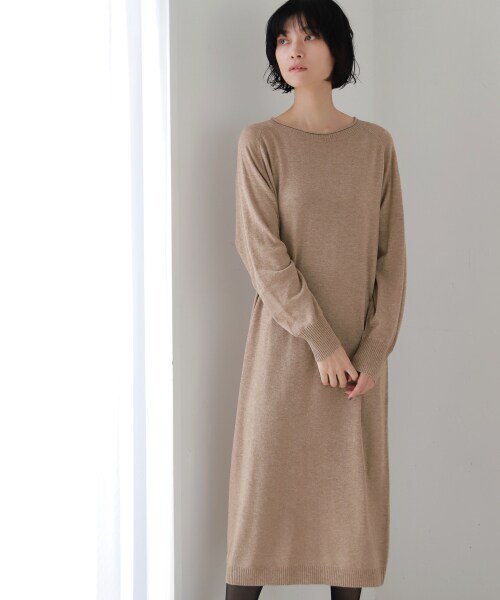 新色追加 12gメリノウールシンプルワンピース 公式 ラコレ Lakole 通販