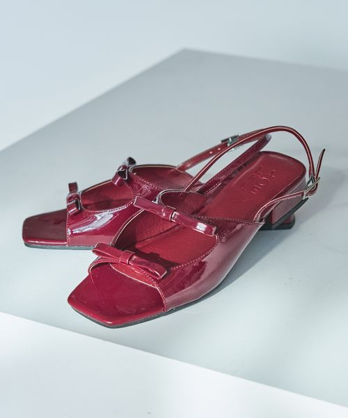 LAKOLE バックスリングリボンサンダル レッド M ウィメンズグッズ ラコレ 290720 and ST アンドエスティ(旧ドットエスティ) LAKOLE バックスリングリボンサンダル レッド M ウィメンズグッズ ラコレ 290720 and ST アンドエスティ(旧ドットエスティ)