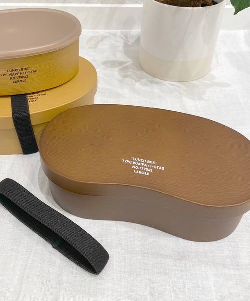 LAKOLE わっぱ風飯ごう型ランチボックス(L) ランチ用品 ライトベージュ FREE ラコレ 291021 and ST アンドエスティ(旧ドットエスティ) LAKOLE わっぱ風飯ごう型ランチボックス(L) ランチ用品 ライトベージュ FREE ラコレ 291021 and ST アンドエスティ(旧ドットエスティ)