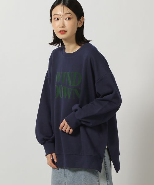 LAKOLE フロッキーロゴスウェット ネイビー M ウィメンズインナー ラコレ 291068 and ST アンドエスティ(旧ドットエスティ) LAKOLE フロッキーロゴスウェット ネイビー M ウィメンズインナー ラコレ 291068 and ST アンドエスティ(旧ドットエスティ)