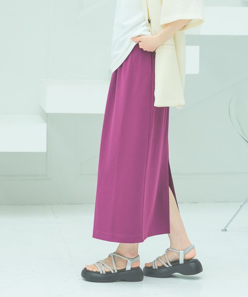 LAKOLE 新色入荷!<選べる着丈>ジョーゼットナロースカート ピンク L ウィメンズボトムス ラコレ 291439 and ST アンドエスティ(旧ドットエスティ) LAKOLE 新色入荷!<選べる着丈>ジョーゼットナロースカート ピンク L ウィメンズボトムス ラコレ 291439 and ST アンドエスティ(旧ドットエスティ)