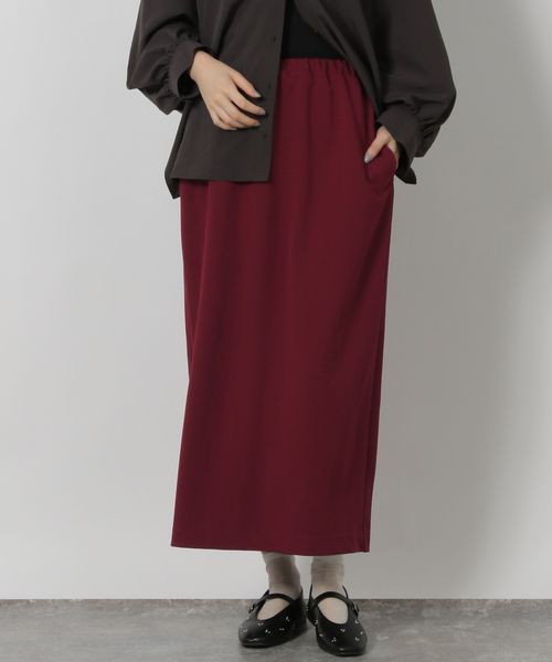 LAKOLE 新色入荷!<選べる着丈>ジョーゼットナロースカート レッド M ウィメンズボトムス ラコレ 291439 and ST アンドエスティ(旧ドットエスティ) LAKOLE 新色入荷!<選べる着丈>ジョーゼットナロースカート レッド M ウィメンズボトムス ラコレ 291439 and ST アンドエスティ(旧ドットエスティ)