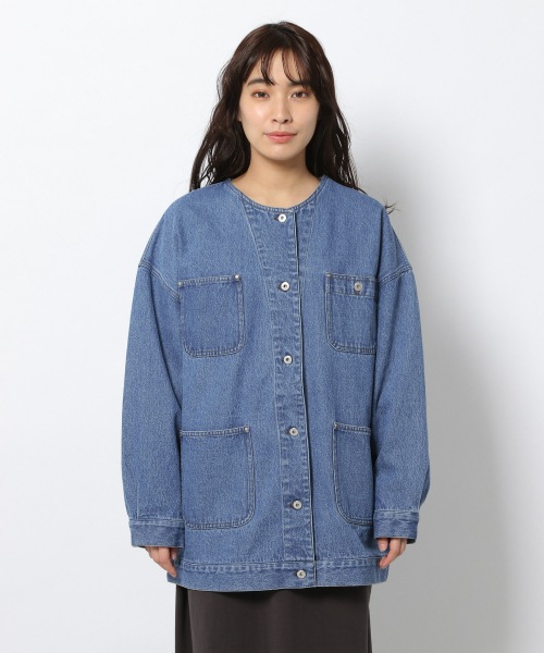 【爆買い100%新品】90s anchor blue パープル 紫 Gジャン カバーオール XL ジャケット・アウター