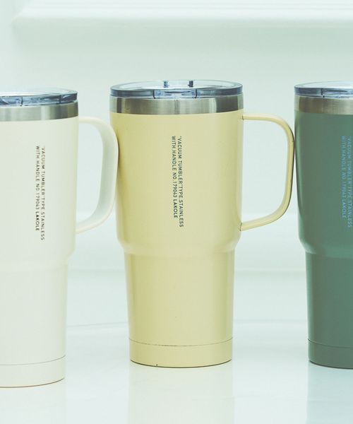 LAKOLE 新色入荷【保冷・保温】フタ&ハンドル付きタンブラー ドリンク用品 イエロー FREE ラコレ 323162 and ST アンドエスティ(旧ドットエスティ) LAKOLE 新色入荷【保冷・保温】フタ&ハンドル付きタンブラー ドリンク用品 イエロー FREE ラコレ 323162 and ST アンドエスティ(旧ドットエスティ)