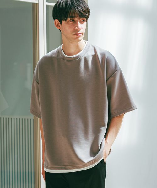 LAKOLE ダンボールレイヤー半袖T グレー L メンズインナー ラコレ 323570 and ST アンドエスティ(旧ドットエスティ) LAKOLE ダンボールレイヤー半袖T グレー L メンズインナー ラコレ 323570 and ST アンドエスティ(旧ドットエスティ)
