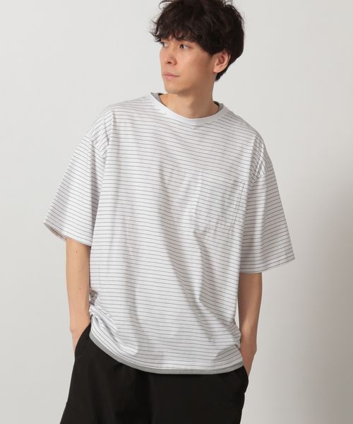 LAKOLE ボーダーワッフルレイヤーT ライトグレー M メンズインナー ラコレ 323577 and ST アンドエスティ(旧ドットエスティ) LAKOLE ボーダーワッフルレイヤーT ライトグレー M メンズインナー ラコレ 323577 and ST アンドエスティ(旧ドットエスティ)