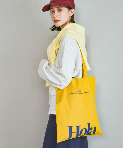 LAKOLE 【新色予約開始】カラーアソートロゴトートバッグ イエロー FREE ウィメンズグッズ ラコレ 324434 and ST アンドエスティ(旧ドットエスティ) LAKOLE 【新色予約開始】カラーアソートロゴトートバッグ イエロー FREE ウィメンズグッズ ラコレ 324434 and ST アンドエスティ(旧ドットエスティ)