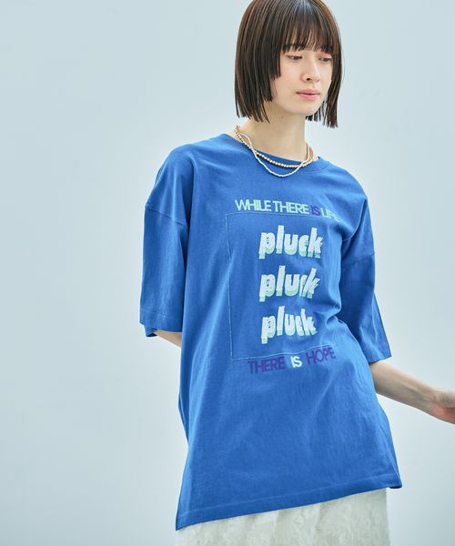 LAKOLE VTGロゴTEE ライトブルー FREE ウィメンズインナー ラコレ 328669 and ST アンドエスティ(旧ドットエスティ) LAKOLE VTGロゴTEE ライトブルー FREE ウィメンズインナー ラコレ 328669 and ST アンドエスティ(旧ドットエスティ)