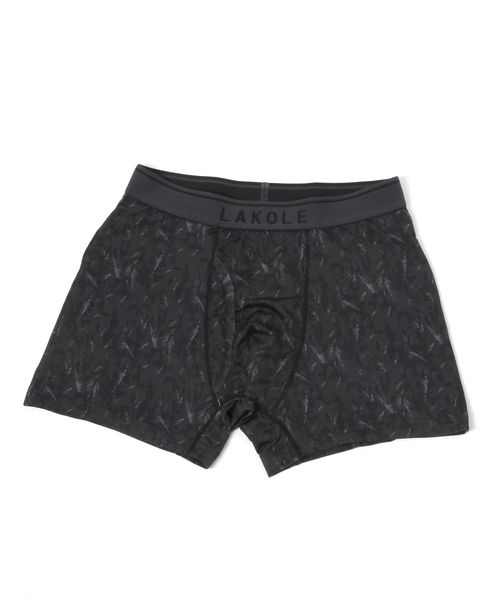 LAKOLE ニュアンスプリントボクサーパンツ シルバー L メンズグッズ ラコレ 329374 and ST アンドエスティ(旧ドットエスティ) LAKOLE ニュアンスプリントボクサーパンツ シルバー L メンズグッズ ラコレ 329374 and ST アンドエスティ(旧ドットエスティ)