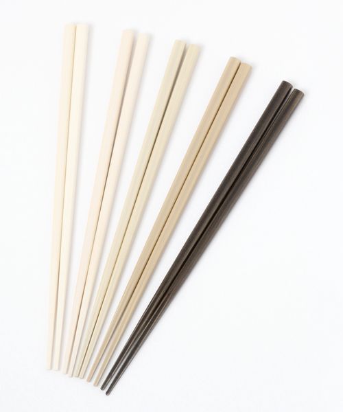 LAKOLE 【5組SET】グラデーション竹箸セット 箸・カトラリー・卓上用品 ホワイト FREE ラコレ 357613 and ST アンドエスティ(旧ドットエスティ) LAKOLE 【5組SET】グラデーション竹箸セット 箸・カトラリー・卓上用品 ホワイト FREE ラコレ 357613 and ST アンドエスティ(旧ドットエスティ)