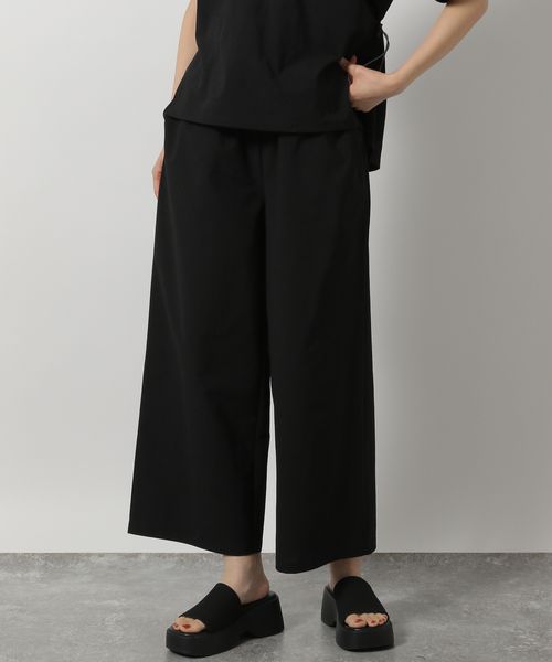 LAKOLE カットドロストワイドパンツ シルバー FREE ウィメンズボトムス ラコレ 412653 and ST アンドエスティ(旧ドットエスティ) LAKOLE カットドロストワイドパンツ シルバー FREE ウィメンズボトムス ラコレ 412653 and ST アンドエスティ(旧ドットエスティ)