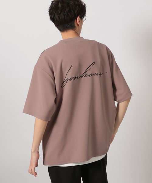 LAKOLE 刺繍ナシジ半袖T ピンク L メンズインナー ラコレ 425534 and ST アンドエスティ(旧ドットエスティ) LAKOLE 刺繍ナシジ半袖T ピンク L メンズインナー ラコレ 425534 and ST アンドエスティ(旧ドットエスティ)