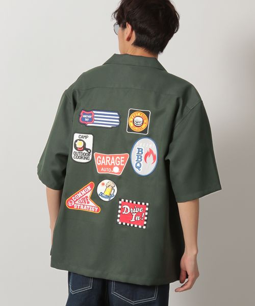 LAKOLE バックワッペン半袖シャツ グリーン L メンズインナー ラコレ 425810 and ST アンドエスティ(旧ドットエスティ) LAKOLE バックワッペン半袖シャツ グリーン L メンズインナー ラコレ 425810 and ST アンドエスティ(旧ドットエスティ)