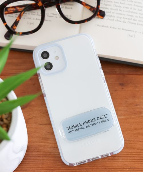 LAKOLE ミラーiPhoneケース[iPhone12/12PRO] ガジェット ライトブルー FREE ラコレ 450063 and ST アンドエスティ（旧ドットエスティ）