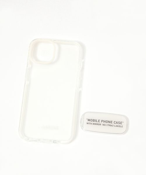 LAKOLE ミラーiPhoneケース[iPhone13/14] ガジェット ベージュ FREE ラコレ 450064 and ST アンドエスティ（旧ドットエスティ）