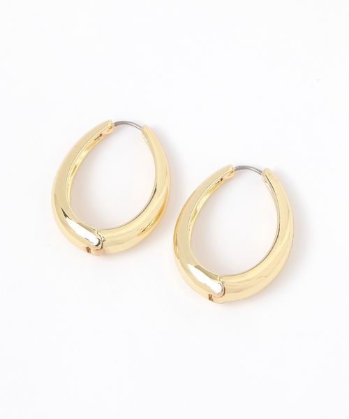 LAKOLE ドロップフープワンタッチピアス ホワイト FREE ウィメンズグッズ ラコレ 451231 and ST アンドエスティ(旧ドットエスティ) LAKOLE ドロップフープワンタッチピアス ホワイト FREE ウィメンズグッズ ラコレ 451231 and ST アンドエスティ(旧ドットエスティ)