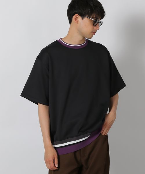 LAKOLE 裾ラインリブT シルバー XL メンズインナー ラコレ 491579 and ST アンドエスティ(旧ドットエスティ) LAKOLE 裾ラインリブT シルバー XL メンズインナー ラコレ 491579 and ST アンドエスティ(旧ドットエスティ)