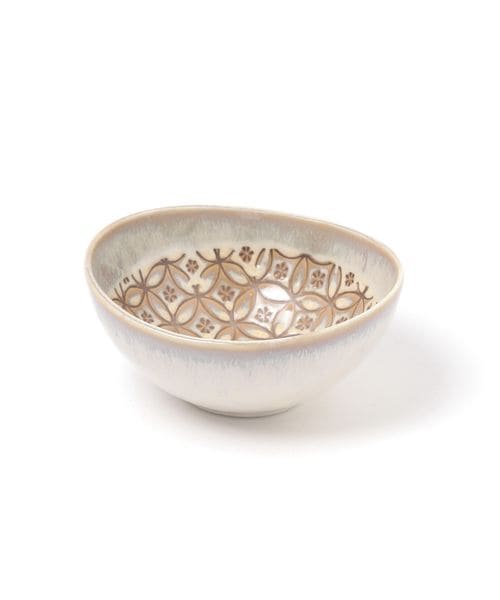 LAKOLE 七宝楕円鉢 洋食器 ベージュ FREE ラコレ 496774 and ST アンドエスティ(旧ドットエスティ) LAKOLE 七宝楕円鉢 洋食器 ベージュ FREE ラコレ 496774 and ST アンドエスティ(旧ドットエスティ)