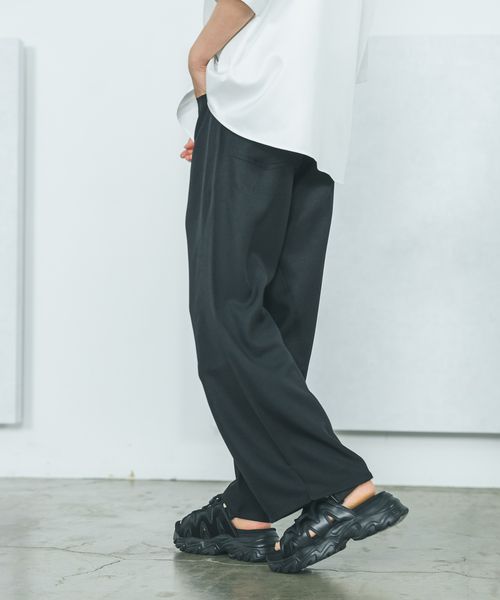 LAKOLE ツイストトラウザー シルバー M メンズボトムス ラコレ 497583 and ST アンドエスティ(旧ドットエスティ) LAKOLE ツイストトラウザー シルバー M メンズボトムス ラコレ 497583 and ST アンドエスティ(旧ドットエスティ)
