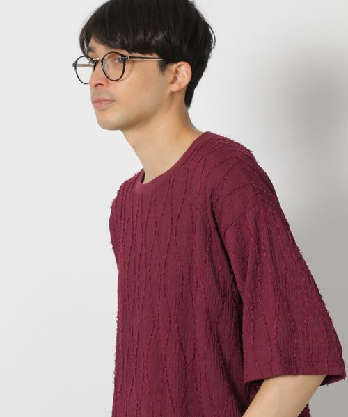 LAKOLE フリンジTEE ボルドー L メンズインナー ラコレ 497590 and ST アンドエスティ(旧ドットエスティ) LAKOLE フリンジTEE ボルドー L メンズインナー ラコレ 497590 and ST アンドエスティ(旧ドットエスティ)