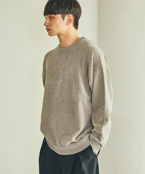 LAKOLE カラーモールニットプルオーバー グレー M メンズインナー ラコレ 497887 and ST アンドエスティ(旧ドットエスティ) LAKOLE カラーモールニットプルオーバー グレー M メンズインナー ラコレ 497887 and ST アンドエスティ(旧ドットエスティ)