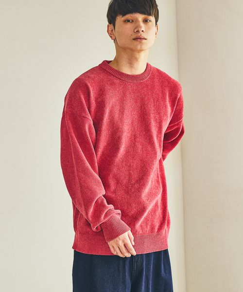 LAKOLE カラーモールニットプルオーバー レッド M メンズインナー ラコレ 497887 and ST アンドエスティ(旧ドットエスティ) LAKOLE カラーモールニットプルオーバー レッド M メンズインナー ラコレ 497887 and ST アンドエスティ(旧ドットエスティ)