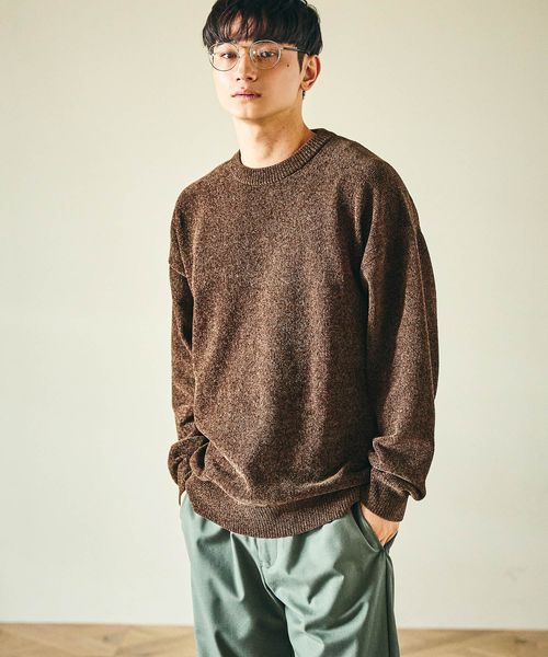 LAKOLE カラーモールニットプルオーバー ライトベージュ M メンズインナー ラコレ 497887 and ST アンドエスティ(旧ドットエスティ) LAKOLE カラーモールニットプルオーバー ライトベージュ M メンズインナー ラコレ 497887 and ST アンドエスティ(旧ドットエスティ)