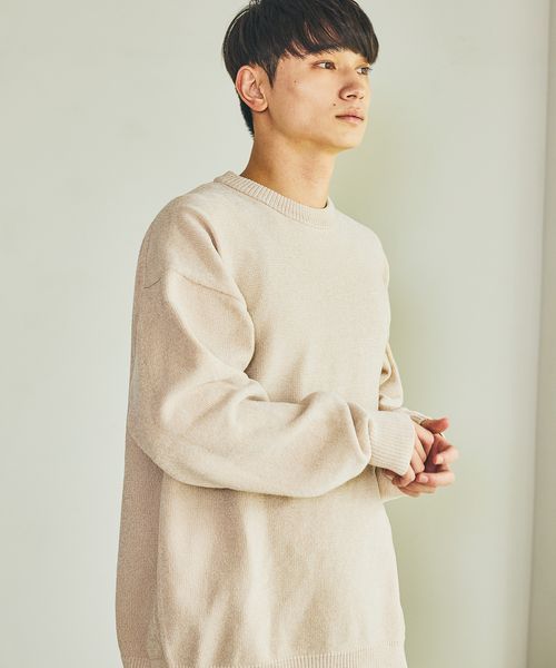 LAKOLE カラーモールニットプルオーバー ベージュ L メンズインナー ラコレ 497887 and ST アンドエスティ(旧ドットエスティ) LAKOLE カラーモールニットプルオーバー ベージュ L メンズインナー ラコレ 497887 and ST アンドエスティ(旧ドットエスティ)