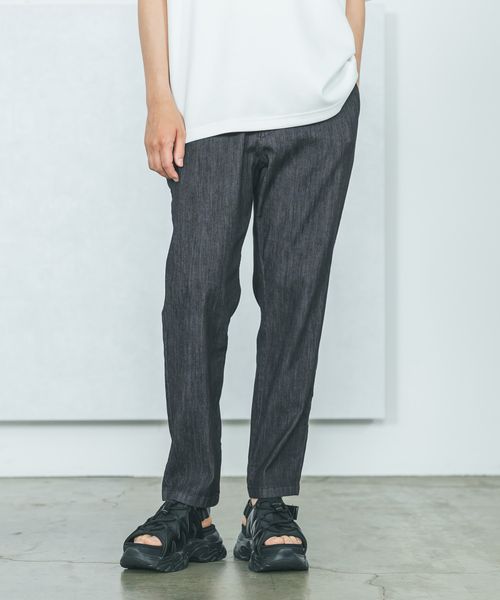 LAKOLE 冷感デニムパンツ シルバー M メンズボトムス ラコレ 498957 and ST アンドエスティ(旧ドットエスティ) LAKOLE 冷感デニムパンツ シルバー M メンズボトムス ラコレ 498957 and ST アンドエスティ(旧ドットエスティ)