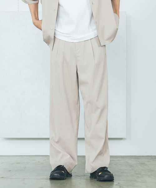 LAKOLE 楊柳ジャガードパンツ グレー M メンズボトムス ラコレ 499146 and ST アンドエスティ(旧ドットエスティ) LAKOLE 楊柳ジャガードパンツ グレー M メンズボトムス ラコレ 499146 and ST アンドエスティ(旧ドットエスティ)