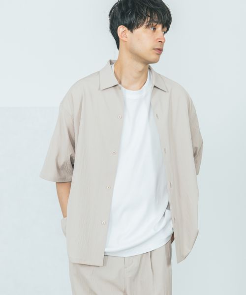 LAKOLE 楊柳ジャガードシャツ グレー M メンズインナー ラコレ 499152 and ST アンドエスティ(旧ドットエスティ) LAKOLE 楊柳ジャガードシャツ グレー M メンズインナー ラコレ 499152 and ST アンドエスティ(旧ドットエスティ)
