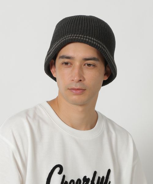 LAKOLE ラインニットハット シルバー FREE メンズグッズ ラコレ 575285 and ST アンドエスティ(旧ドットエスティ) LAKOLE ラインニットハット シルバー FREE メンズグッズ ラコレ 575285 and ST アンドエスティ(旧ドットエスティ)