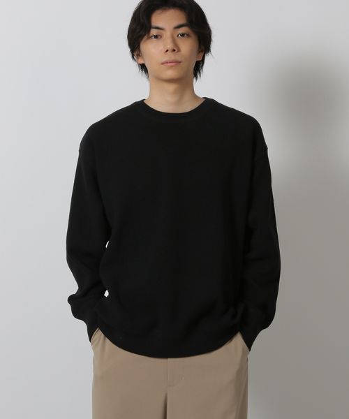 LAKOLE スウェットライクニットプルオーバー シルバー M メンズインナー ラコレ 575774 and ST アンドエスティ(旧ドットエスティ) LAKOLE スウェットライクニットプルオーバー シルバー M メンズインナー ラコレ 575774 and ST アンドエスティ(旧ドットエスティ)