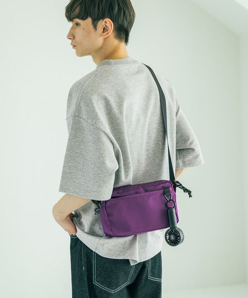 LAKOLE オックススクエアミニショルダーバッグ パープル FREE メンズグッズ ラコレ 577427 and ST アンドエスティ(旧ドットエスティ) LAKOLE オックススクエアミニショルダーバッグ パープル FREE メンズグッズ ラコレ 577427 and ST アンドエスティ(旧ドットエスティ)