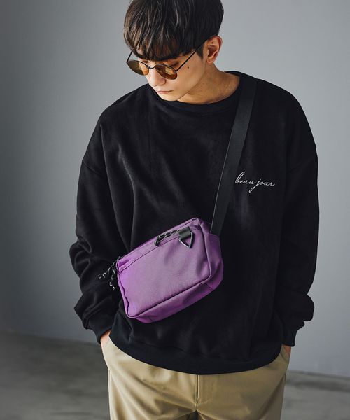LAKOLE オックススクエアミニショルダーバッグ パープル FREE メンズグッズ ラコレ 577427 and ST アンドエスティ(旧ドットエスティ) LAKOLE オックススクエアミニショルダーバッグ パープル FREE メンズグッズ ラコレ 577427 and ST アンドエスティ(旧ドットエスティ)