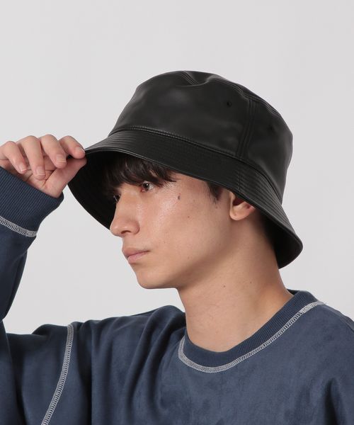 LAKOLE フェイクレザーハット シルバー FREE メンズグッズ ラコレ 579031 and ST アンドエスティ(旧ドットエスティ) LAKOLE フェイクレザーハット シルバー FREE メンズグッズ ラコレ 579031 and ST アンドエスティ(旧ドットエスティ)