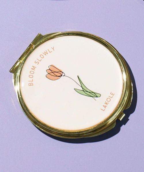 LAKOLE FLOWERコンパクトミラー 理美容用品 ホワイト FREE ラコレ 580796 and ST アンドエスティ(旧ドットエスティ) LAKOLE FLOWERコンパクトミラー 理美容用品 ホワイト FREE ラコレ 580796 and ST アンドエスティ(旧ドットエスティ)