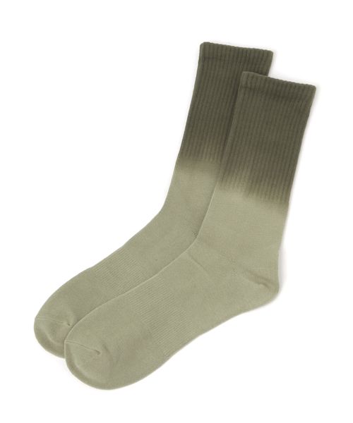 LAKOLE ジャストグラデーションソックス カーキ FREE メンズグッズ ラコレ 581241 and ST アンドエスティ(旧ドットエスティ) LAKOLE ジャストグラデーションソックス カーキ FREE メンズグッズ ラコレ 581241 and ST アンドエスティ(旧ドットエスティ)