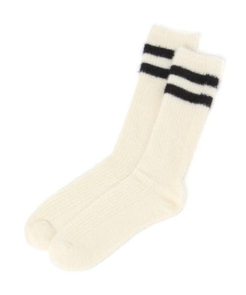LAKOLE ロングシャギーラインソックス ライトグレー FREE ウィメンズグッズ ラコレ 581255 and ST アンドエスティ(旧ドットエスティ) LAKOLE ロングシャギーラインソックス ライトグレー FREE ウィメンズグッズ ラコレ 581255 and ST アンドエスティ(旧ドットエスティ)