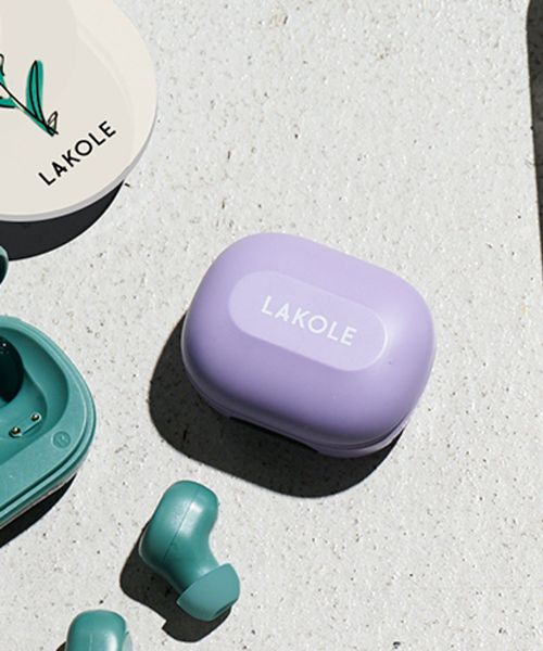 LAKOLE ミニワイヤレスイヤホン[カラー] ガジェット パープル FREE ラコレ 581603 and ST アンドエスティ（旧ドットエスティ）