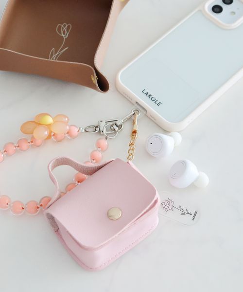LAKOLE FLOWERイヤホンケース コミニュケーション ピンク FREE ラコレ 582025 and ST アンドエスティ(旧ドットエスティ) LAKOLE FLOWERイヤホンケース コミニュケーション ピンク FREE ラコレ 582025 and ST アンドエスティ(旧ドットエスティ)