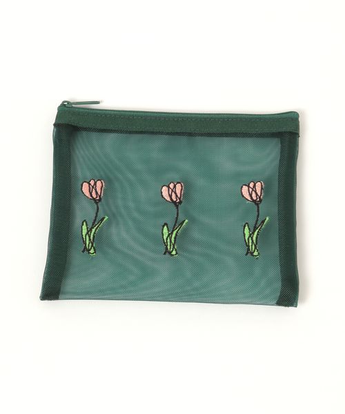 LAKOLE FLOWERメッシュポーチ 事務用品 グリーン FREE ラコレ 582026 and ST アンドエスティ(旧ドットエスティ) LAKOLE FLOWERメッシュポーチ 事務用品 グリーン FREE ラコレ 582026 and ST アンドエスティ(旧ドットエスティ)
