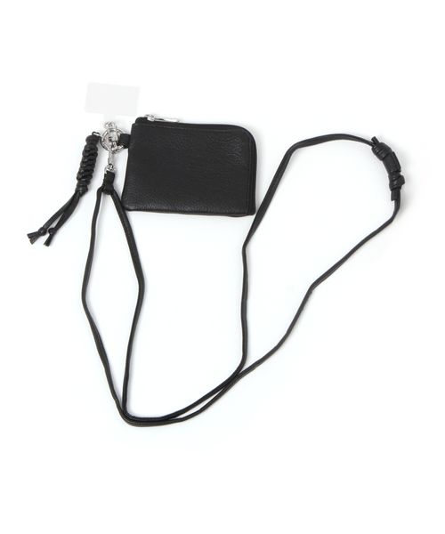LAKOLE フェイクレザーポーチ付きマルチスマホショルダーストラップ シルバー FREE ウィメンズグッズ ラコレ 583271 and ST アンドエスティ(旧ドットエスティ) LAKOLE フェイクレザーポーチ付きマルチスマホショルダーストラップ シルバー FREE ウィメンズグッズ ラコレ 583271 and ST アンドエスティ(旧ドットエスティ)