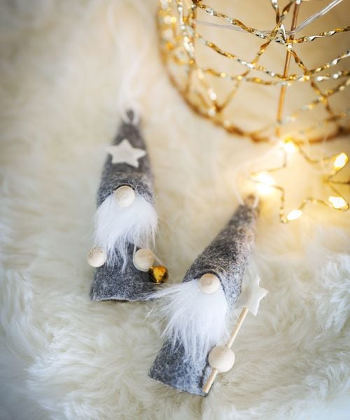 LAKOLE フェルトサンタ2点セット[GRAY] クリスマス グレー FREE ラコレ 583438 and ST アンドエスティ（旧ドットエスティ）