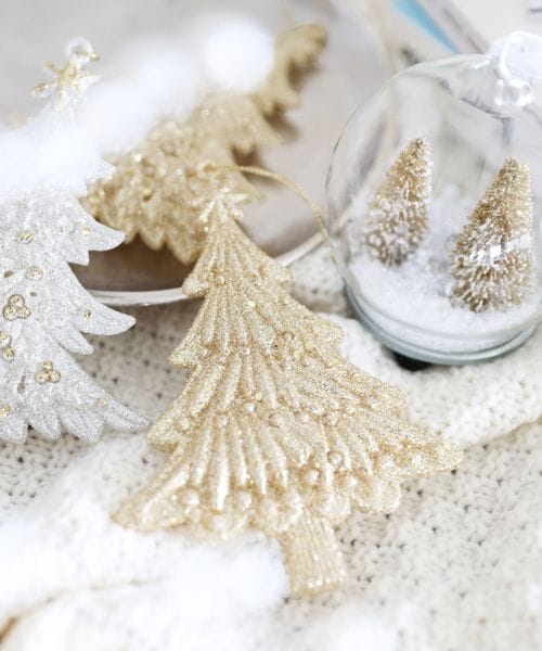 LAKOLE グリッターツリーオーナメント[GOLD]B クリスマス ホワイト FREE ラコレ 583444 and ST アンドエスティ（旧ドットエスティ）