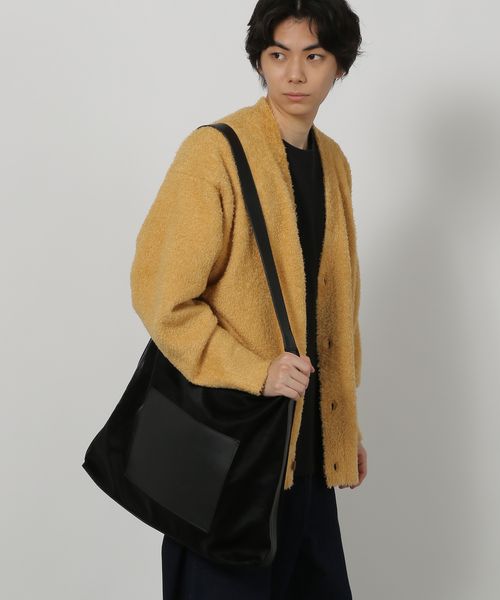LAKOLE ヌバック風コンビショルダーバッグ シルバー FREE メンズグッズ ラコレ 584693 and ST アンドエスティ(旧ドットエスティ) LAKOLE ヌバック風コンビショルダーバッグ シルバー FREE メンズグッズ ラコレ 584693 and ST アンドエスティ(旧ドットエスティ)
