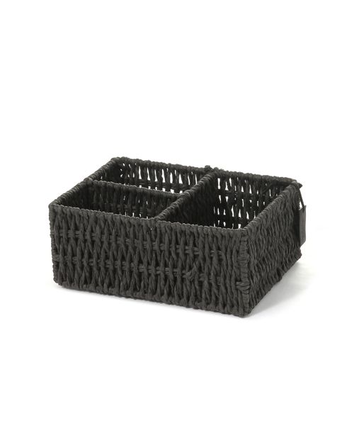 LAKOLE ペーパー仕切り付き収納(L) ストレージ用品 グレー FREE ラコレ 586751 and ST アンドエスティ（旧ドットエスティ）