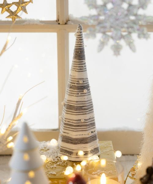 LAKOLE パール巻きツリー[MIX] クリスマス ホワイト FREE ラコレ 587029 and ST アンドエスティ（旧ドットエスティ）